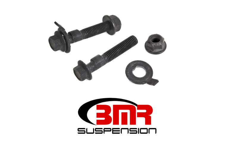 Ford Mustang Camber Bolts - Front - BMR Suspension - 2.5 Degree Offset - Black - `15-`23 Ford Mustang Camber Bolts - Front - BMR Suspension - 2.5 Degree Offset - Black - `15-`23